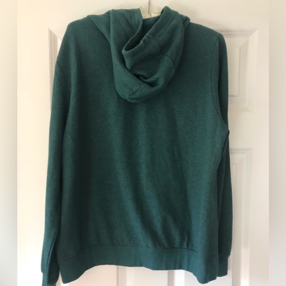 NIKE COWL NECK HOODIE WOMENS L FOREST GREEN - Picture 2 of 6